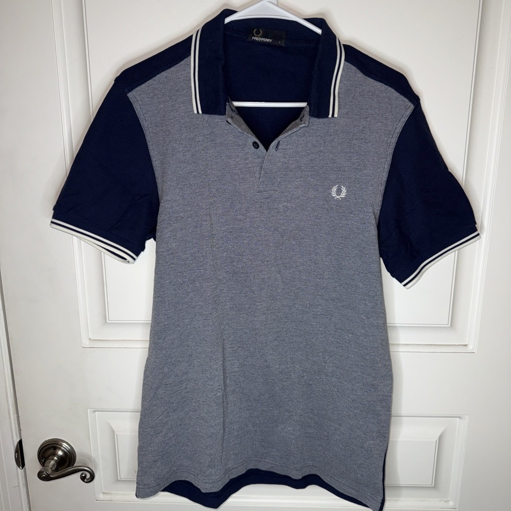 Fred Perry Men's Polo Shirt Size L